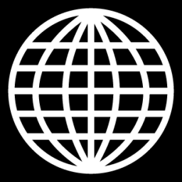 wireframe globe icon