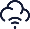 wireless cloud access icon
