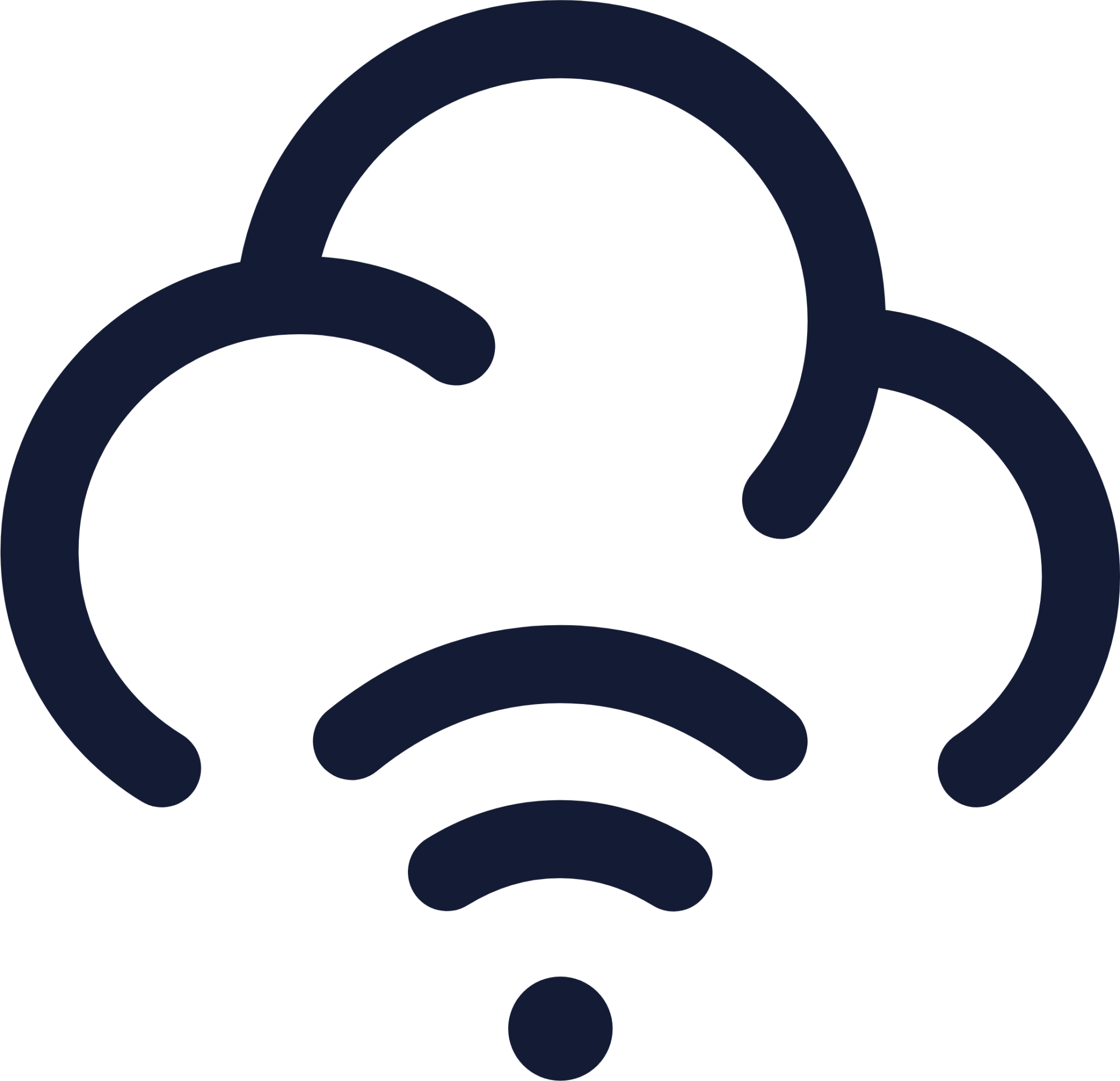 wireless cloud access icon