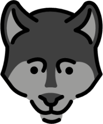 wolf emoji