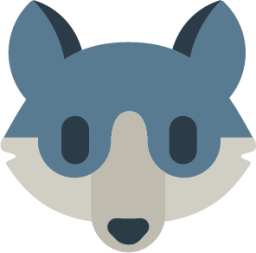 wolf face emoji