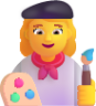 woman artist default emoji