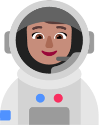 woman astronaut medium emoji