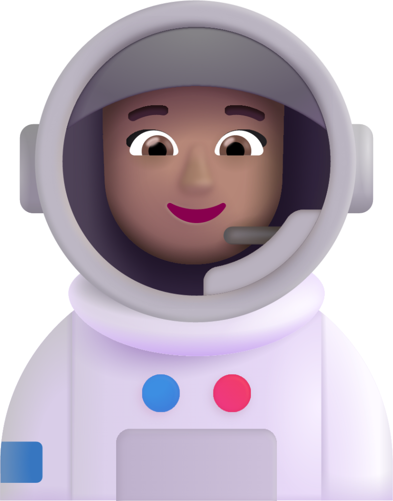 woman astronaut medium emoji
