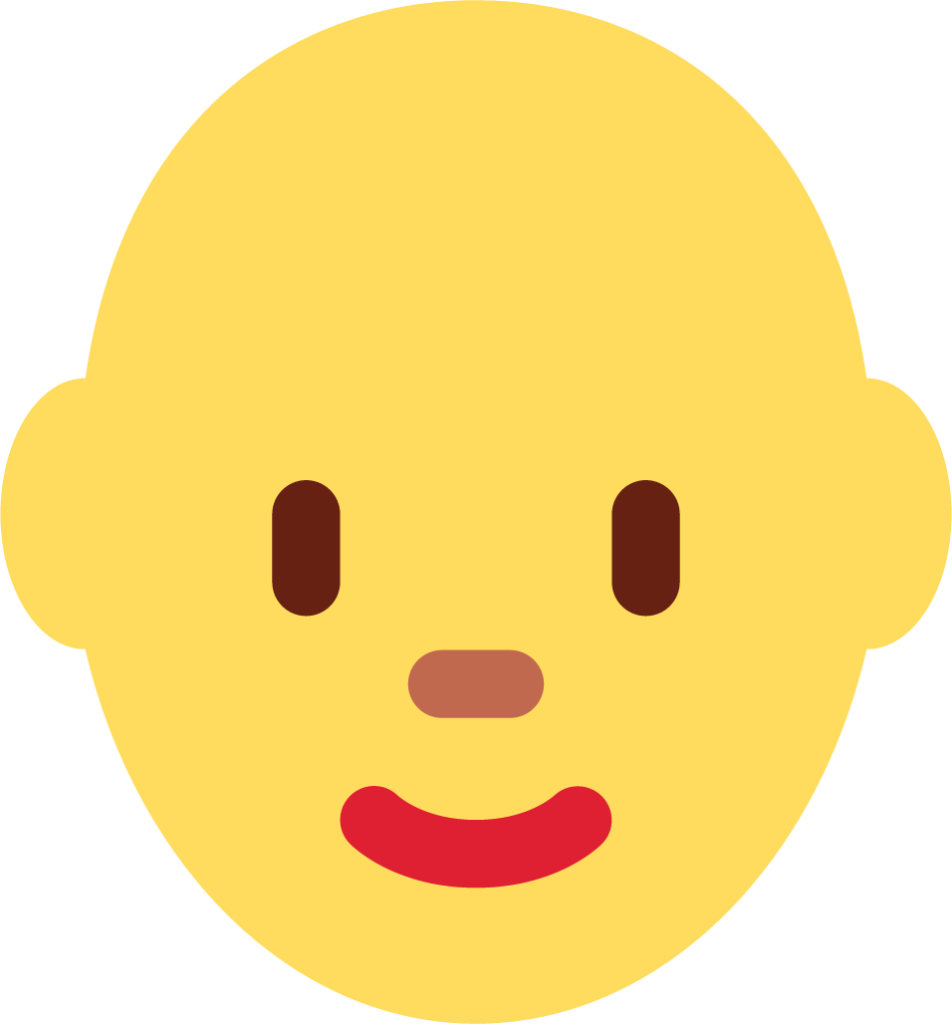 woman: bald emoji