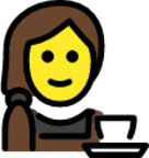 woman barista emoji