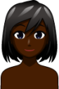 woman (black) anim emoji