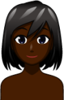 woman (black) anim emoji