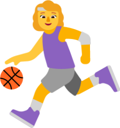 woman bouncing ball default emoji