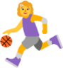 woman bouncing ball default emoji