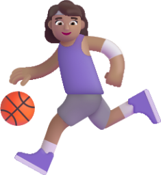 woman bouncing ball medium emoji