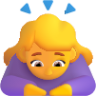 woman bowing default emoji