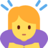 woman bowing emoji