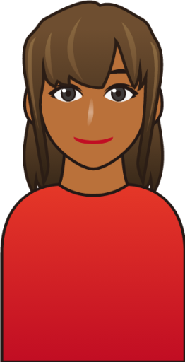 woman (brown) emoji