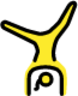 woman cartwheeling emoji