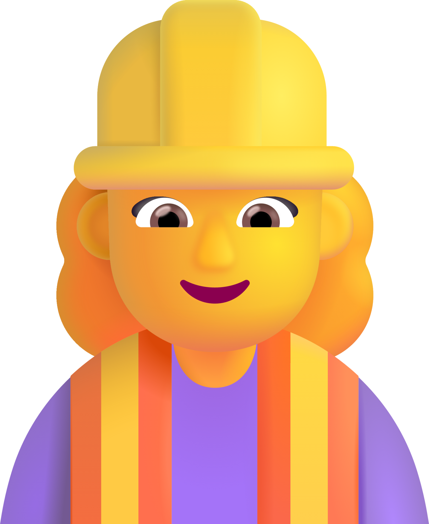 woman construction worker default emoji
