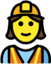 woman construction worker emoji