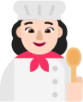 woman cook light emoji