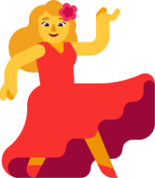 woman dancing default emoji