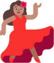 woman dancing medium emoji