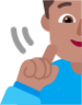 woman deaf medium emoji
