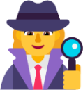 woman detective default emoji