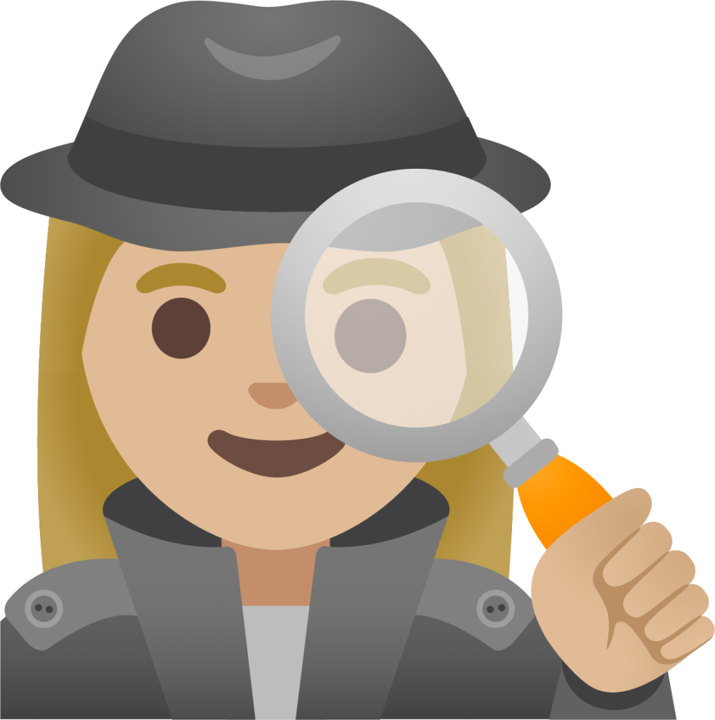woman detective: medium-light skin tone emoji