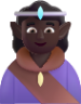 woman elf dark emoji