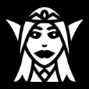 woman elf face icon