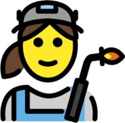 woman factory worker emoji