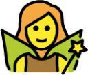 woman fairy emoji