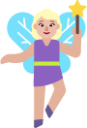 woman fairy medium light emoji