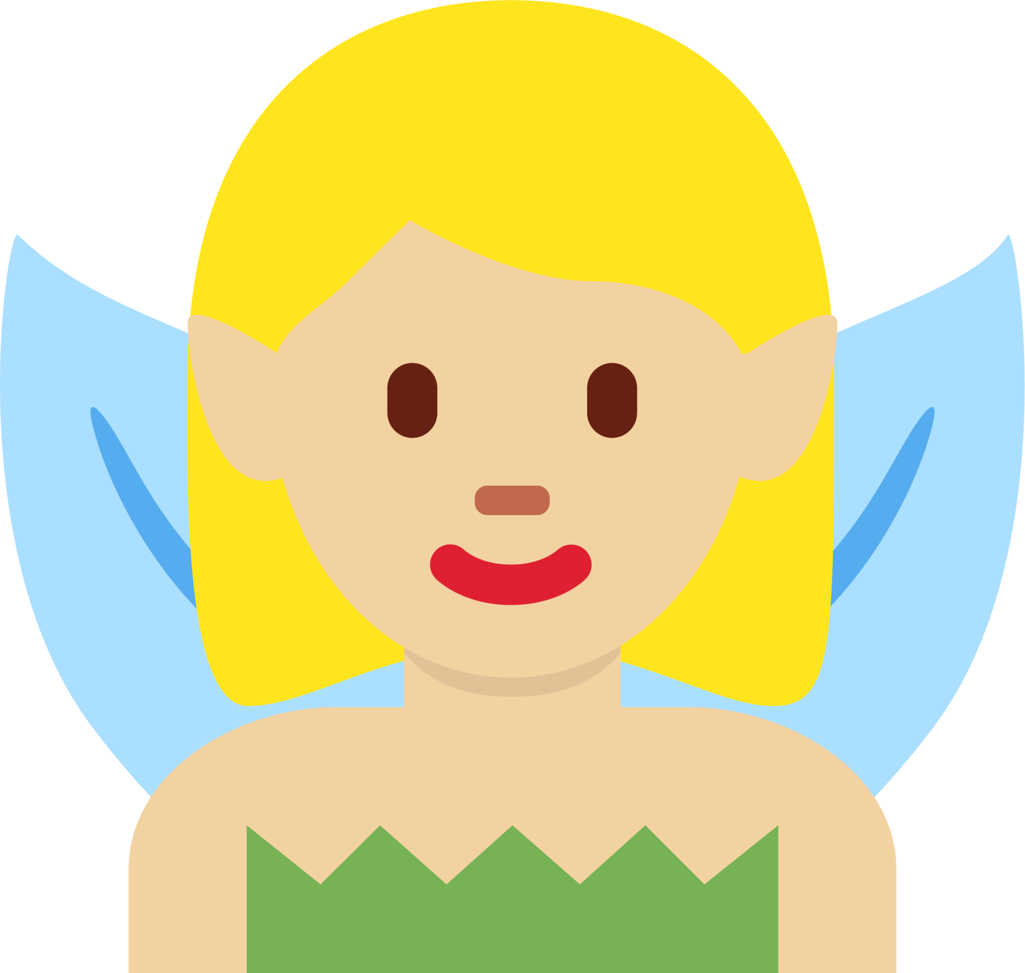 woman fairy: medium-light skin tone emoji