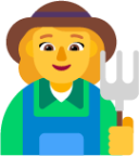 woman farmer default emoji