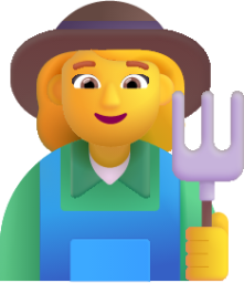 woman farmer default emoji