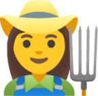 woman farmer emoji