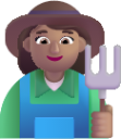 woman farmer medium emoji