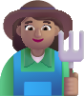 woman farmer medium emoji