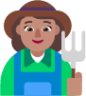 woman farmer medium emoji