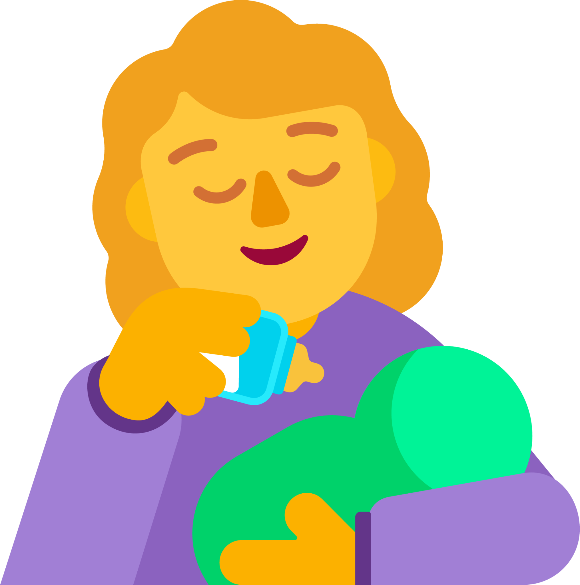 woman feeding baby default emoji