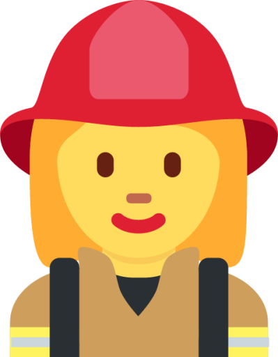 woman firefighter emoji