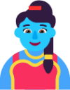 woman genie emoji