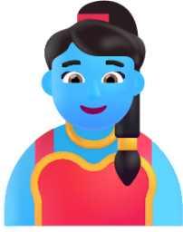 woman genie emoji