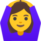 woman gesturing OK emoji