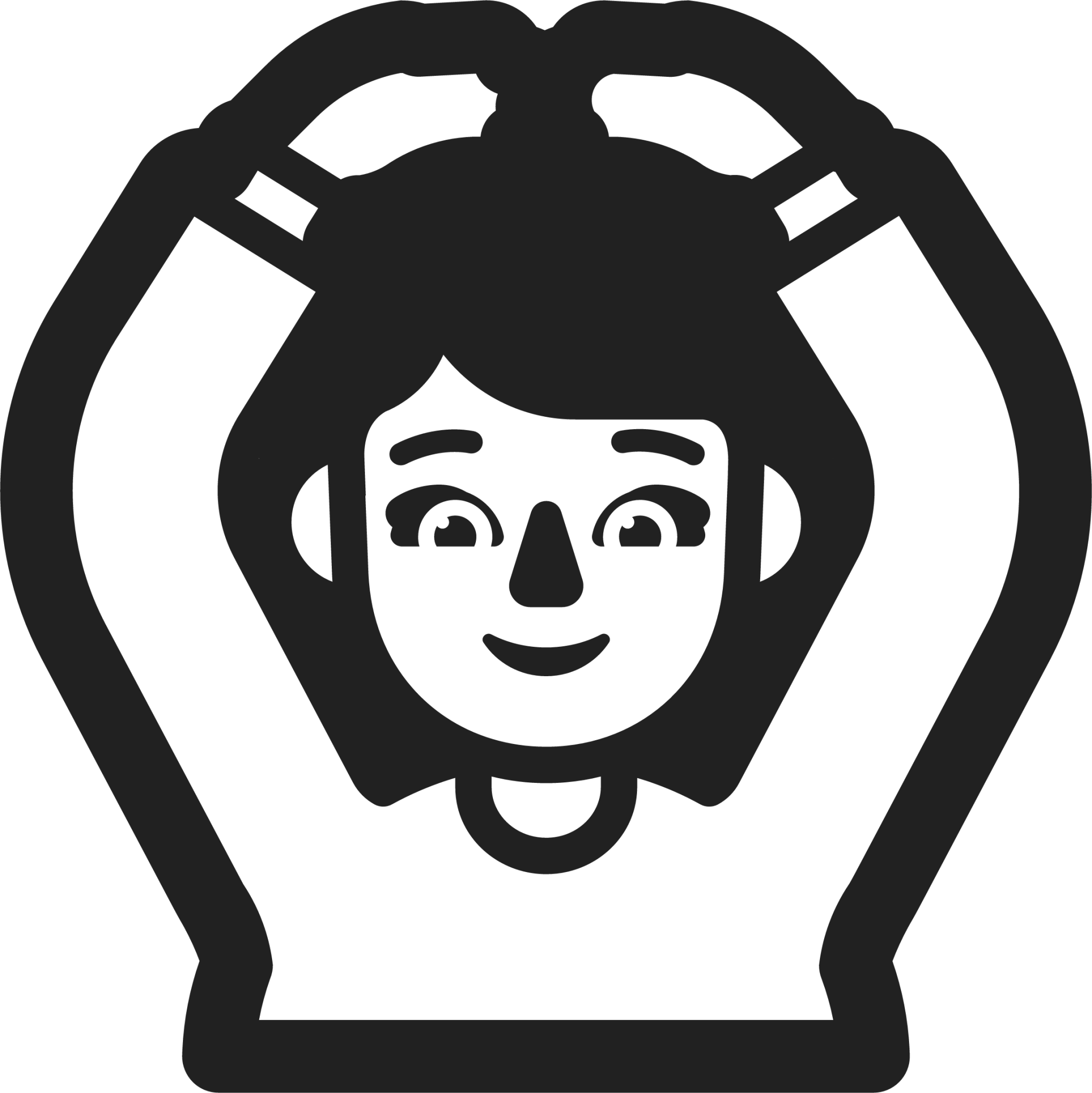 woman gesturing ok emoji