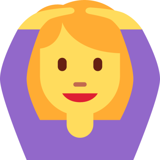 woman gesturing OK emoji
