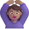 woman gesturing ok medium emoji