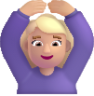 woman gesturing ok medium light emoji