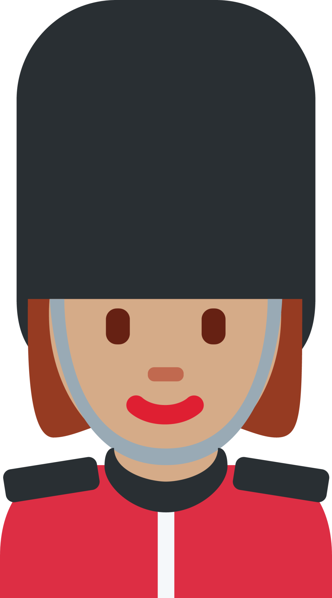 woman guard: medium skin tone emoji