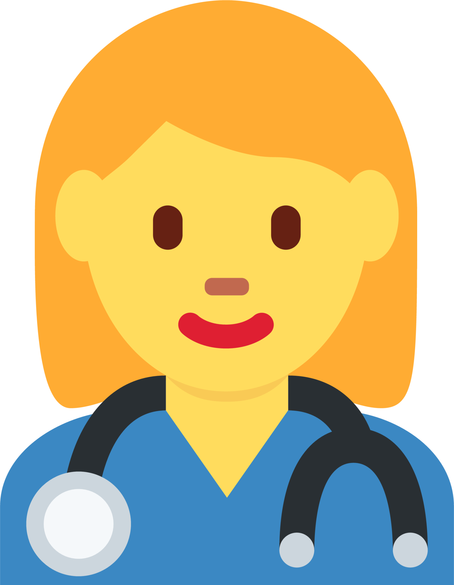 woman health worker emoji